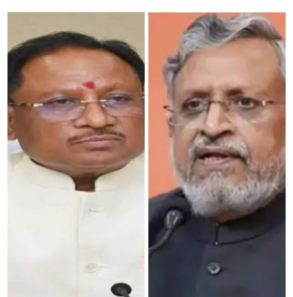 cm vishnu dev sai sushil modi
