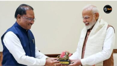 मुख्यमंत्री विष्णु देव साय प्रधानमंत्री नरेंद्र मोदी